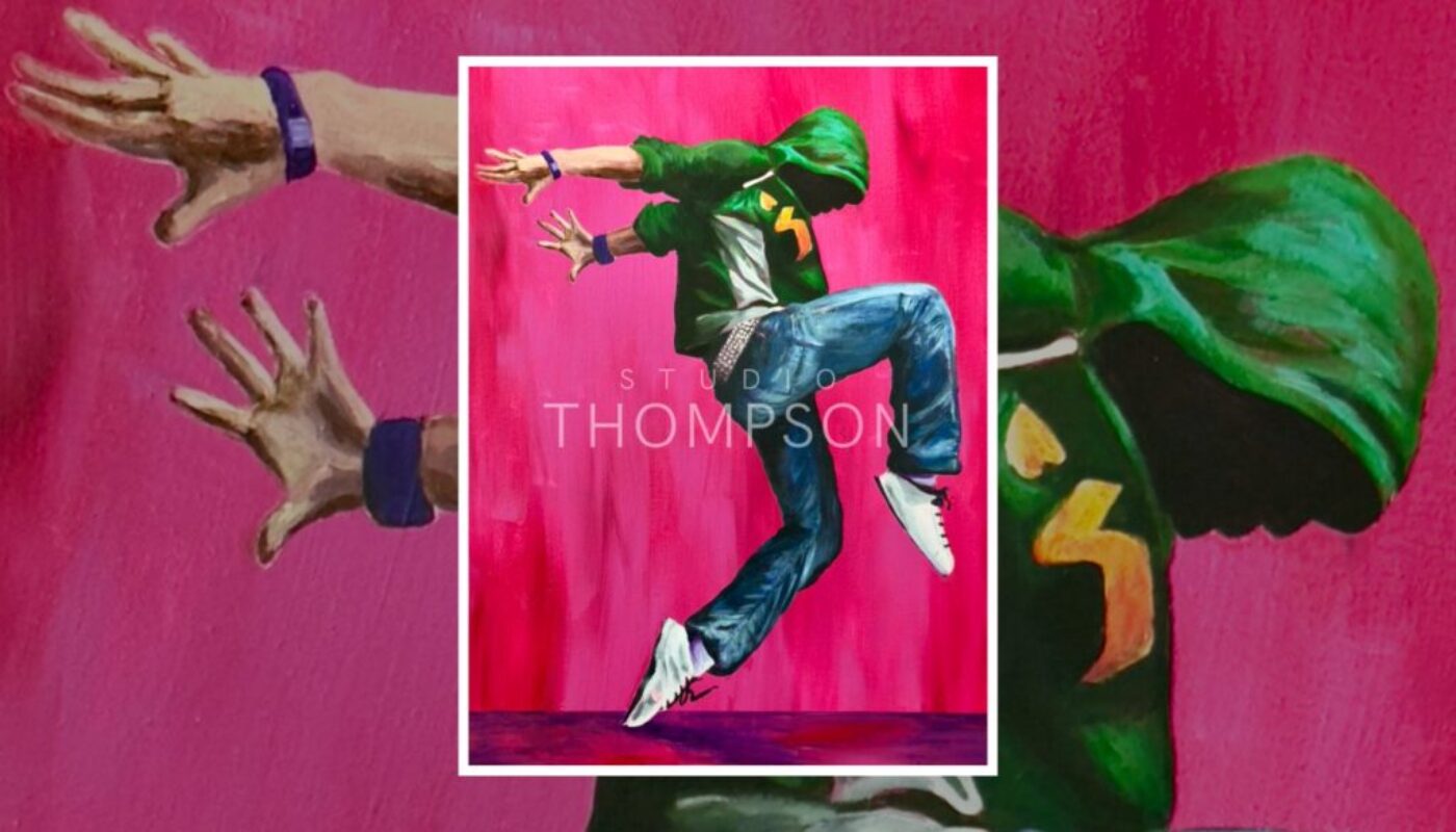 Celebrate your love of music, art and style with an original painting from Studio Thompson