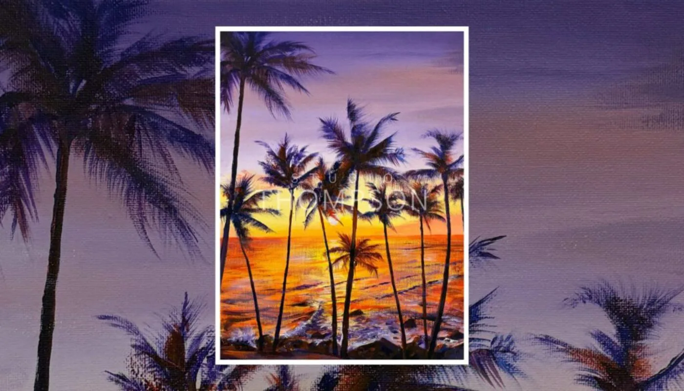 Celebrate your love of travel, family and vacation destinations around the world with a beautiful original landscape painting from Studio Thompson