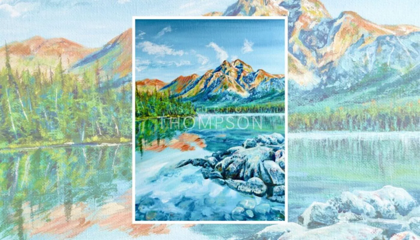 Celebrate your love of travel, nature and all things Canada with a beautiful original landscape painting from Studio Thompson