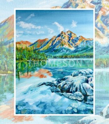 Celebrate your love of travel, nature and all things Canada with a beautiful original landscape painting from Studio Thompson